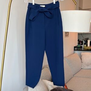 Wilfred Deep Blue Trouser with Tie